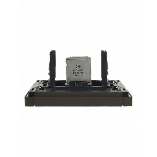 FORTE&PIANO Розетка TV проходная FP329 серый IEK