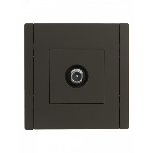 FORTE&PIANO Розетка TV проходная FP329 серый IEK