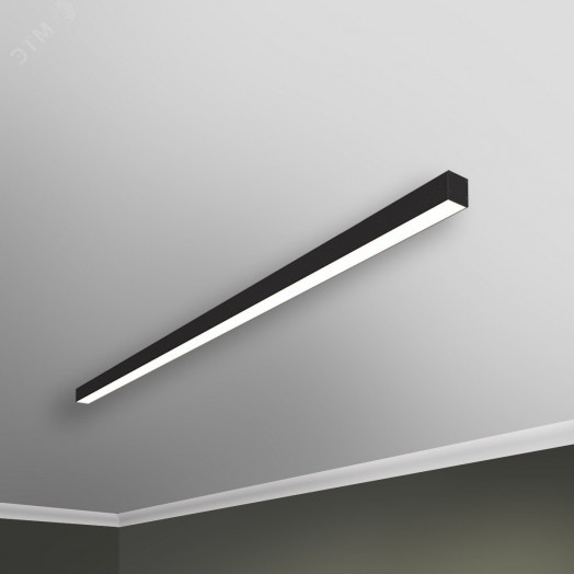 Светильник светодиодный RVE-PLS2825-980-N (Линейный 980x28x25мм 27Вт накладной 4000K Серый 9006)