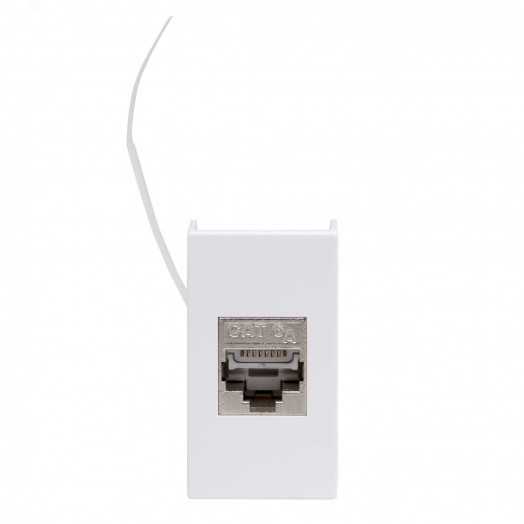 VIVA Розетка компьютерная RJ45 категория 6A 1     модуль белая