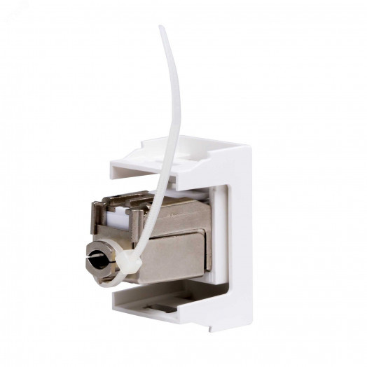 VIVA Розетка компьютерная RJ45 категория 6A 1     модуль белая