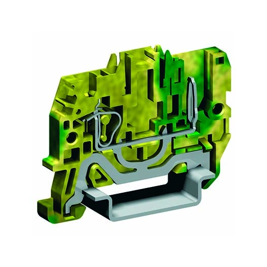 Клемма пруж. HVTE.2 2.5кв.мм желт./зел. DKC ZHVT500