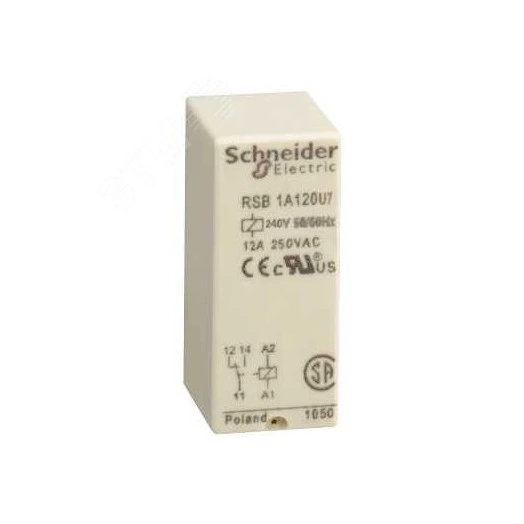 Реле 1CO 240В переменный ток RSB1A120U7