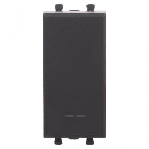 Переключатель модульный 1мод. Avanti "Черный матовый" DKC 4412111