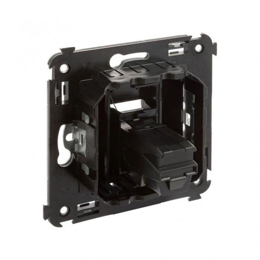 Розетка USB 2.0 1-м СП Avanti "Черный матовый" тип А-А DKC 4412403