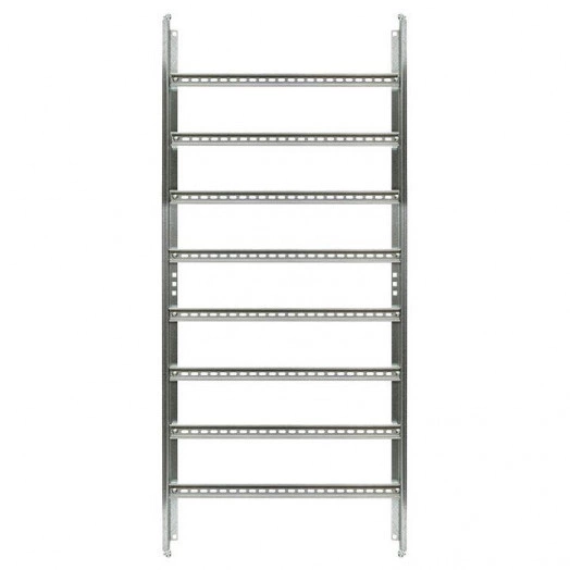 Шасси с DIN-рейками на 224 модуля для 140.65.27 "Гранит" PROxima EKF mb66-7r