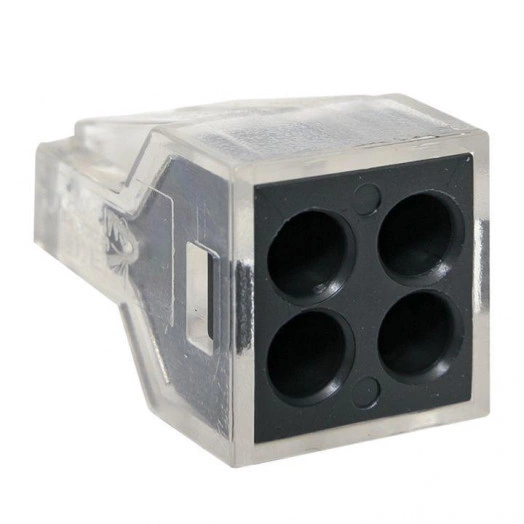 Клемма строительно-монтажная СМК 773-104 4 отверстия 1.0-2.5кв.мм (блист.5шт) PROxima EKF plc-smk-104b