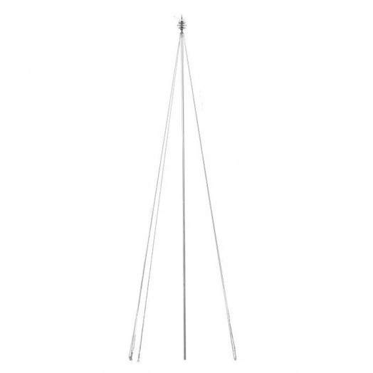 Мачта молниеприемная d40мм L4000 с оттяжками St PROxima EKF lp-4000-40-st