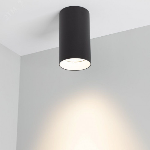 Светильник накладной SP-POLO-R85-1-15W Warm White 40deg (Black, White Ring) (ARL, IP20 Металл, 3 года)