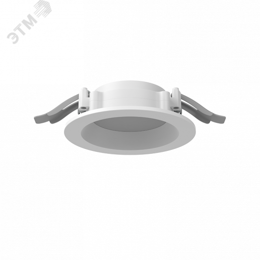 Светильник светодиодный DL-01 Pro 100 мм 10 Вт 3000 К CRI90 120х49 мм IP65/40 RAL 9003 белый муар с рассеивателем опал, диммируемый по протоколу DALI