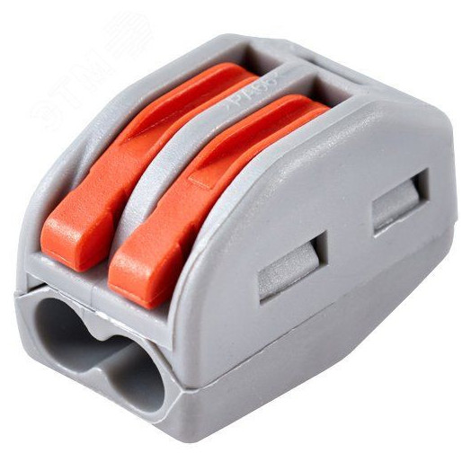 Клемма соединительная  2-контактная (6шт) Elеctrodeel. Диапазон сечений 0,08-4,0 мм2. Номинальный ток/напряжение: 32А/400В. Упаковка: блистер.