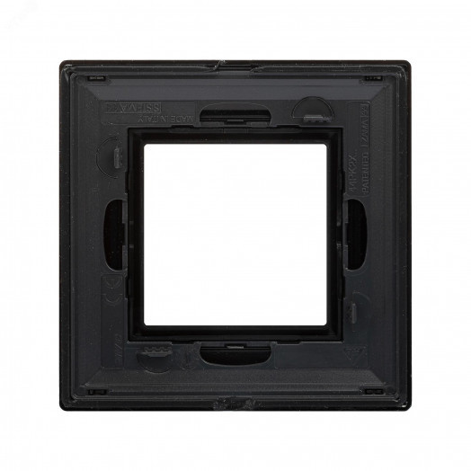 Рамка из металла, ''Avanti'', черная, 2 модуля