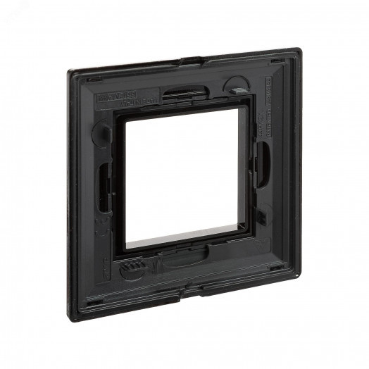 Рамка из металла, ''Avanti'', черная, 2 модуля