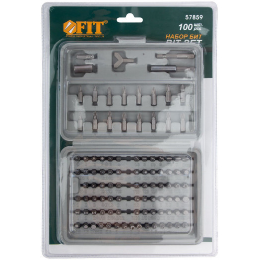 Набор бит 100 шт CrV