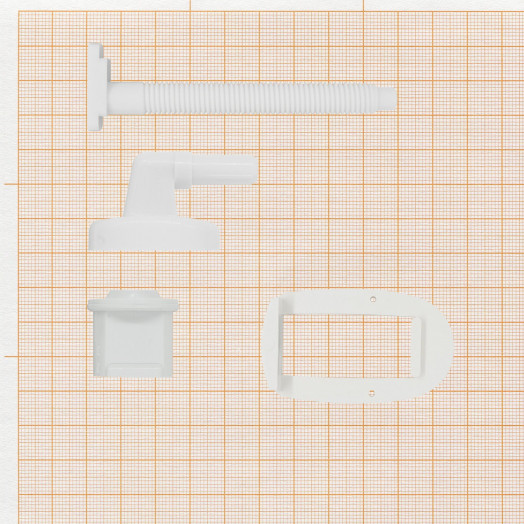 Крепление для сиденья и крышки унитаза №3, d10хL113 (комплект)