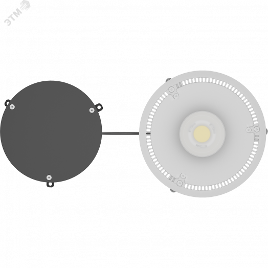 Светильник DL POWER LED 40 D60 IP66 HFD 4000K mat