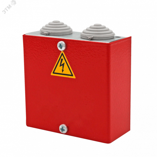 Коробка распределительная огнестойкая КРОПС-ST1, IP41, габаритные размеры 80х80х35 мм, для кабелей сечением до 6 мм2, 4 клеммы