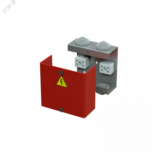 Коробка распределительная огнестойкая КРОПС-ST1, IP41, габаритные размеры 80х80х35 мм, для кабелей сечением до 6 мм2, 4 клеммы
