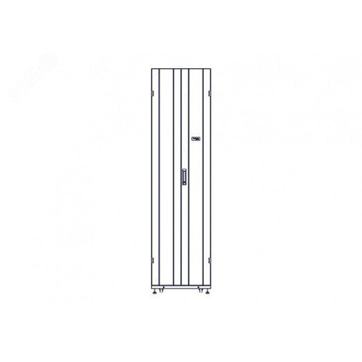 Шкаф Uniprom. 48U-600/1070. боковые панели 4шт. черный