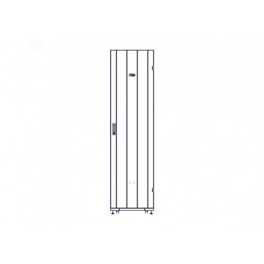 Шкаф Uniprom. 48U-600/1070. боковые панели 4шт. черный