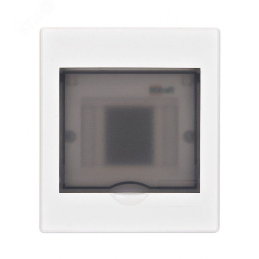 Корпус пластиковый встраиваемый прозрачная дверь 1 ряд 4 мод. IP41 ЩРВ-П