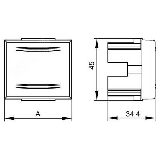 Зажим для присоединения шины до 30 мм