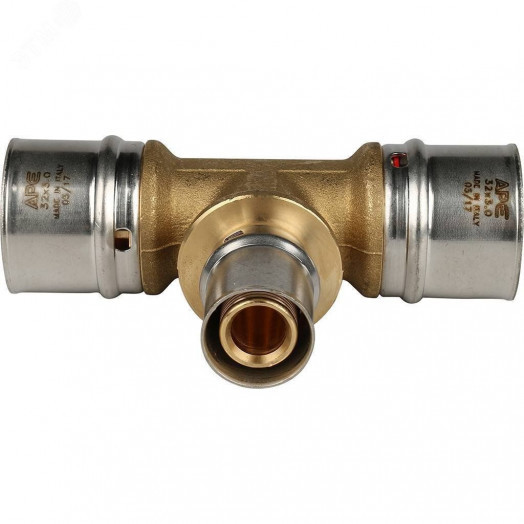 Тройник переходной 32х20х32 для металлопластиковых труб прессовой