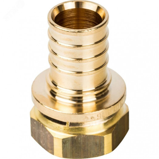 Переходник с накидной гайкой 25xG 3/4 для труб из сшитого полиэтилена аксиальный