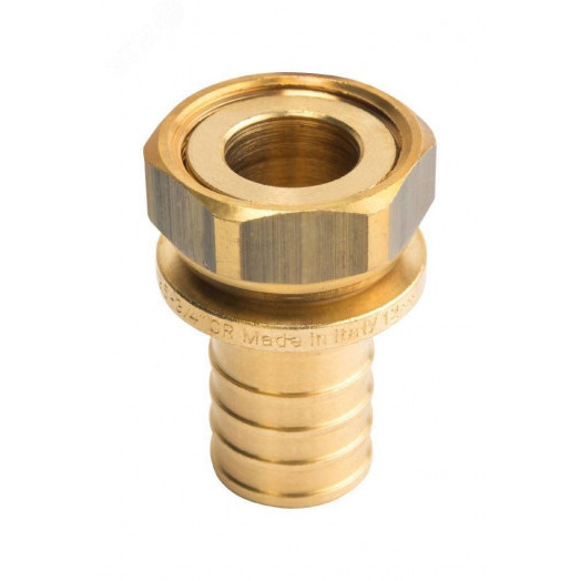 Переходник с накидной гайкой 25xG 3/4 для труб из сшитого полиэтилена аксиальный