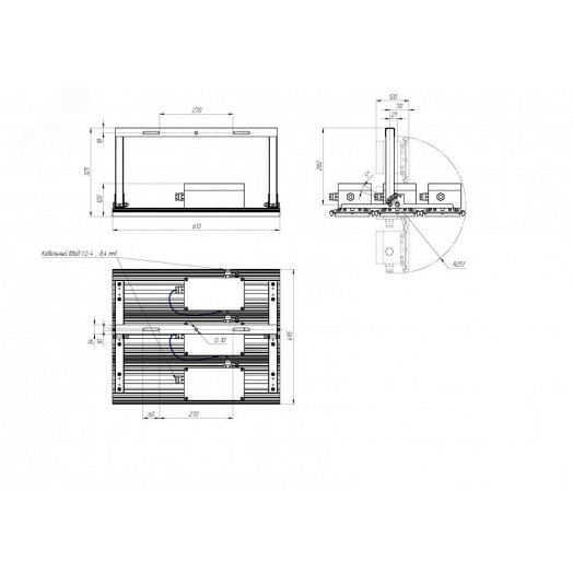 Комплект тройной Diora Unit Ex 150/16500 Д120 4K лира