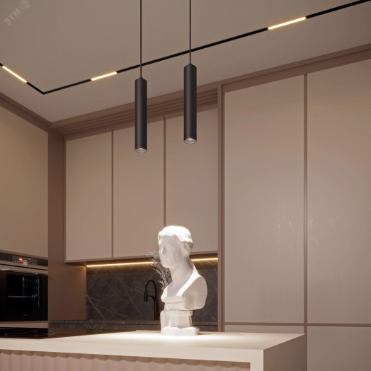 Светильник MAG-ORIENT-FLAT-L690-24W Day4000 (BK, 80 deg, 48V) (, IP20 Металл, 3 года)