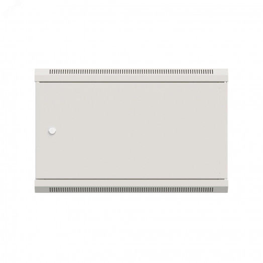 Шкаф настенный телекоммуникационный W 9U 600х450х500мм, 2 профиля 19, дверь сплошная металл, боковые стенки съемные, разобранный, серый RAL 7035