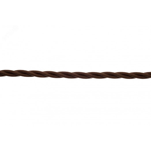 Ретро провод 3х0,75 Коричневый (матовый) 20м