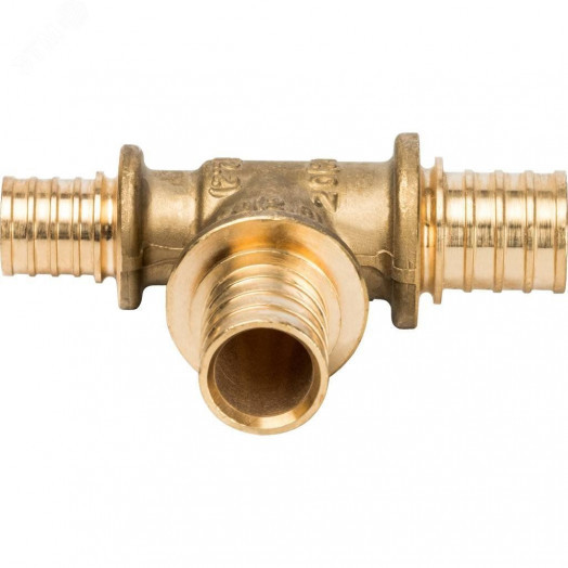 Тройник переходной 20x20x16 для труб из сшитого полиэтилена аксиальный