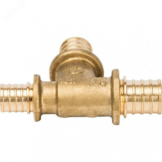 Тройник переходной 20x20x16 для труб из сшитого полиэтилена аксиальный