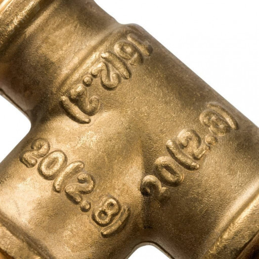 Тройник переходной 20x20x16 для труб из сшитого полиэтилена аксиальный