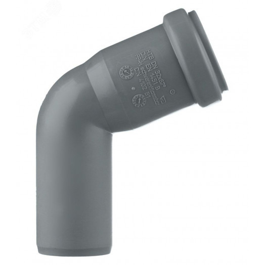 Отвод канализационный 32х67 град.