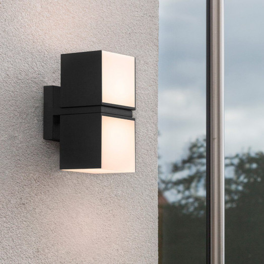 Светильник уличный настенный Arte Lamp BELGRADE A5193AL-2BK 2*LED Металл Белый