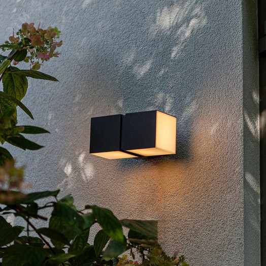 Светильник уличный настенный Arte Lamp BELGRADE A5193AL-2BK 2*LED Металл Белый