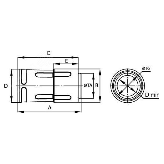 Трансформатор тока CT100 2500A, класс 0.2, 15ВА