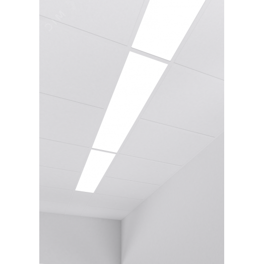 Светильник светодиодный VARTON E350 2.0 для образовательных учреждений 30 ВТ CRI90 4000 K встраиваемый/накладной 1195х295х50 мм IP40 с опаловым рассеивателем