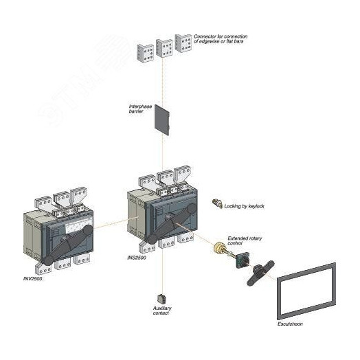 РУКОЯТКА ЧЕРНАЯ INS/INV2000 2500