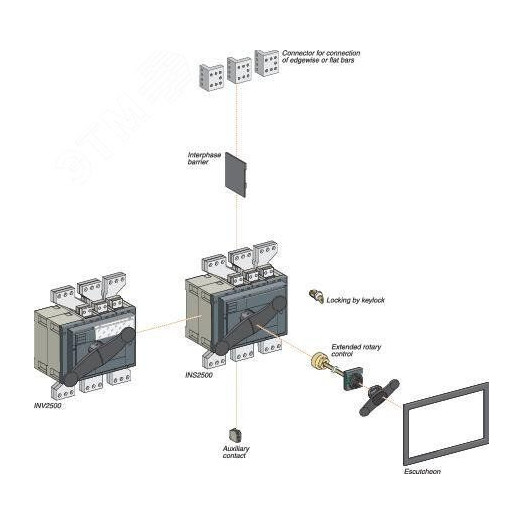 РУКОЯТКА ЧЕРНАЯ INS/INV2000 2500
