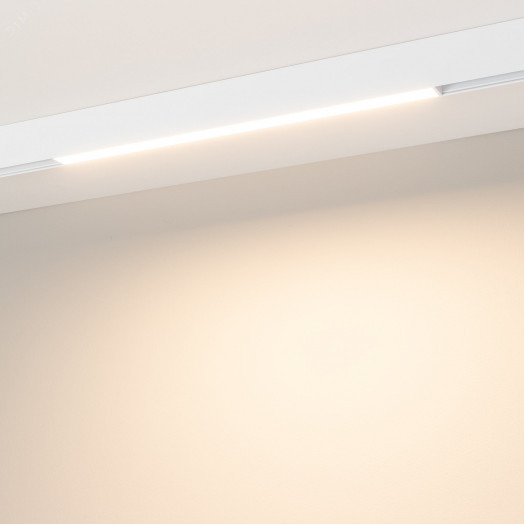 Светильник MAG-ORIENT-FLAT-L465-16W Warm3000 (WH, 80 deg, 48V, DALI) (, IP20 Металл, 3 года)