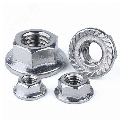 Гайка с фланцем M8 А2 DIN 6923