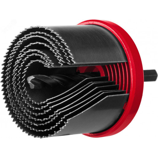 Пила сегментная наборная по дереву 7шт (26-63/42мм), 7 полотен: 26-32-38-45-50-56-63х42 мм