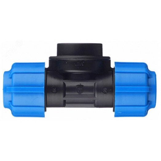 Тройник ПНД компрессионный ВР 90 х 3' х 90