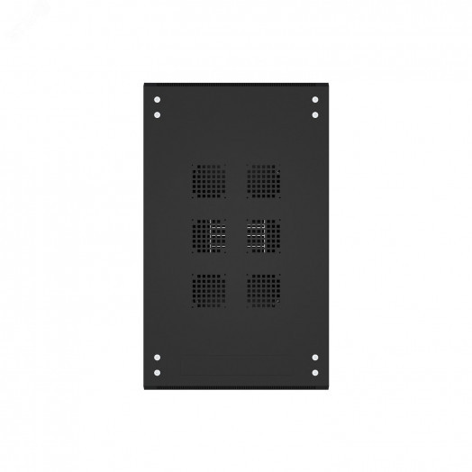 Шкаф напольный универсальный серверный R 47U 600х1000мм, 4 профиля 19, двери перфорированная и перфорированная двухстворчатая, боковые стенки съемные, регулируемые опоры, разобранный, черный RAL 9005