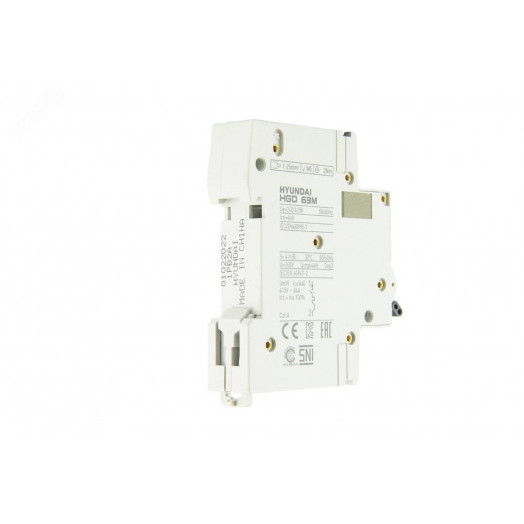 Автоматический выключатель HGD63P 1PMBS0000C 00002 1 полюс, 2А, ток к.з. 6kA, хар-ка B (STANDARD)