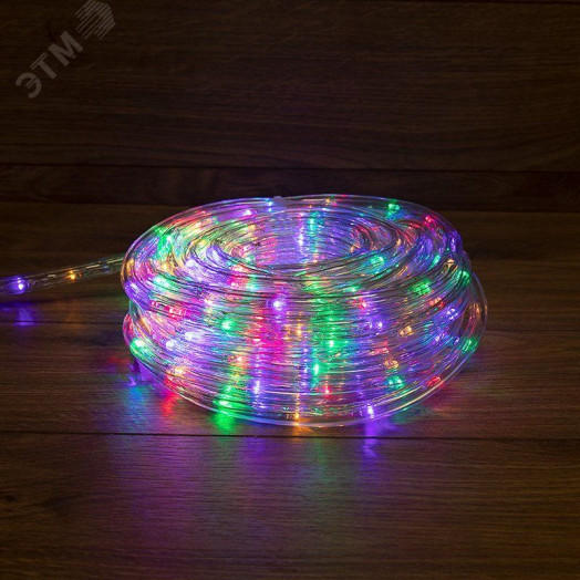 Дюралайт LED, фиксинг 2W, 24 LED/м, мультиколор (RYGB), 25 м